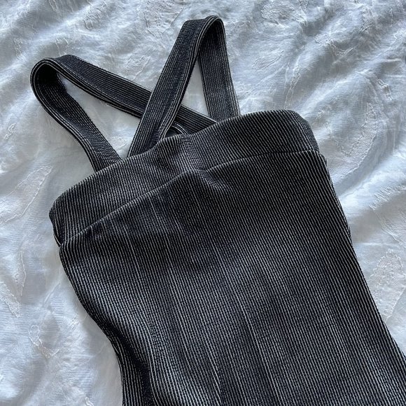 Cross Strap Bodycon Dress - Picture 2 of 4